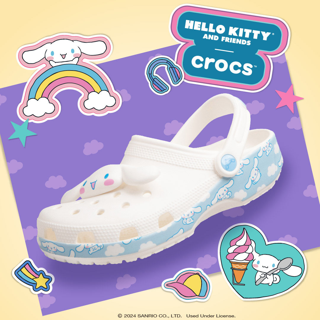 ▲▼Crocs聯名大耳狗、Hello Kitty夢幻洞洞鞋。（圖／品牌提供）