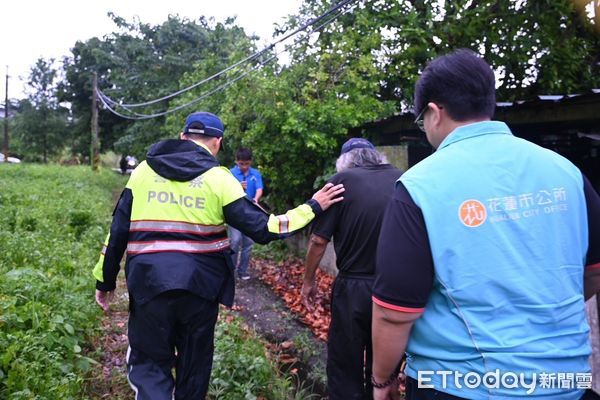 ▲▼凱米颱風將帶來驚人雨量，花蓮市國福社區預防性撤離9戶20人。（圖／花蓮市公所提供，下同）