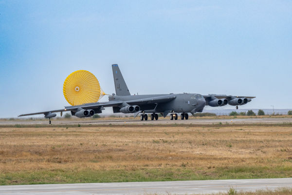 ▲▼B-52H同溫層堡壘戰略轟炸機。（圖／美國空軍）