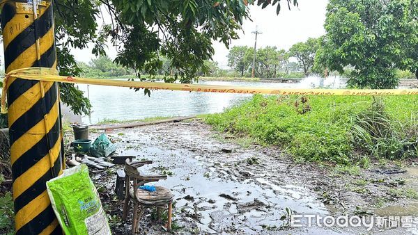 ▲▼高雄77歲老翁冒風雨外出視察魚塭幫浦，未料卻失聯溺斃。（圖／記者陳宏瑞攝）