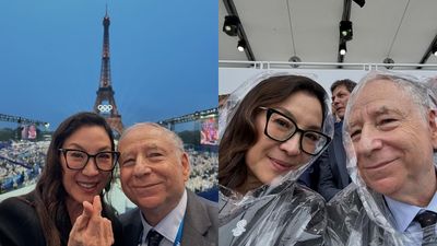 楊紫瓊現場看「巴黎奧運開幕」：超壯觀！