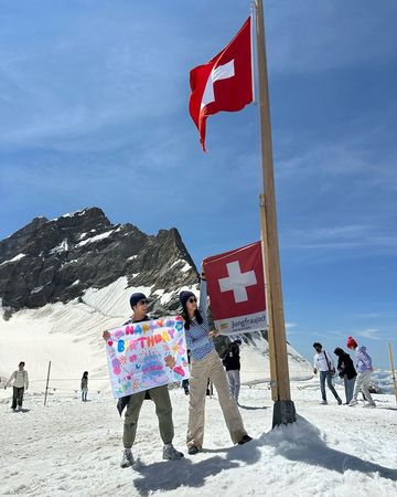 ▲▼胡宇威迎42歲登山慶生。（圖／翻攝自IG／胡宇威、陳庭妮）