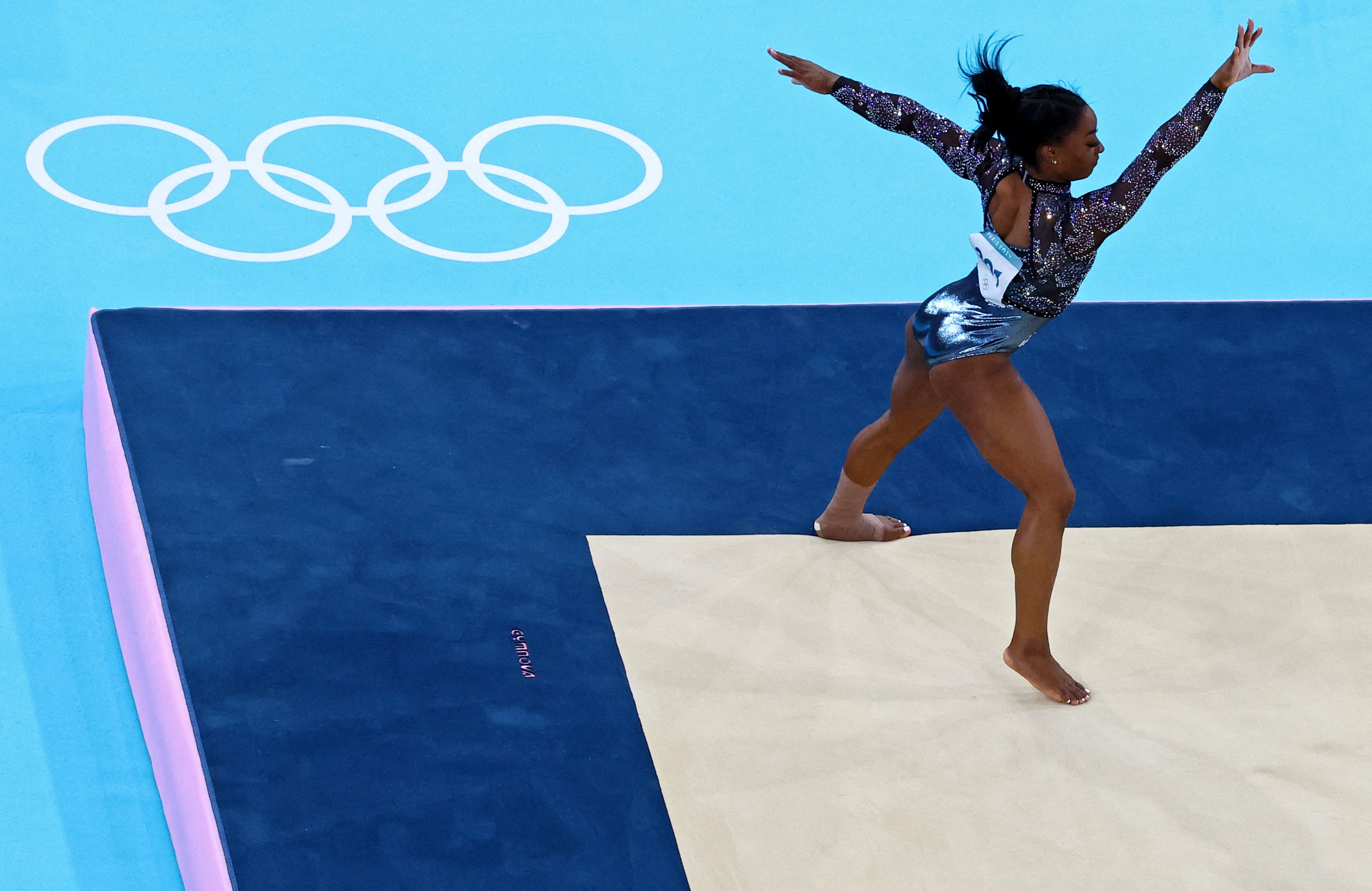 ▲▼ 美國體操天后拜爾絲（Simone Biles）。（圖／路透）