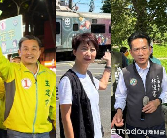 ▲▼民進黨台南市長潛在候選人，王定宇、陳亭妃、林俊憲。（資料照／合成圖）