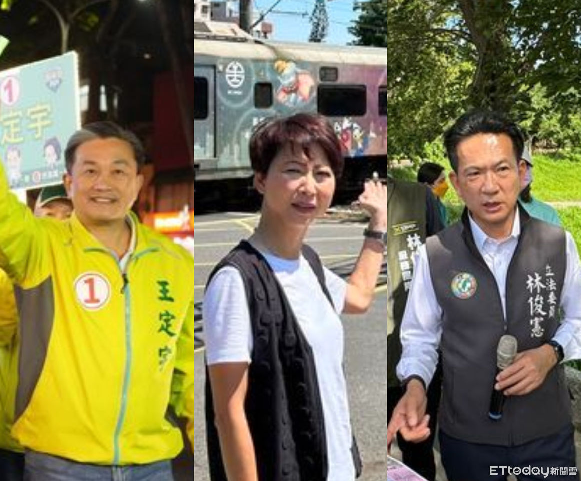 ▲▼民進黨台南市長潛在候選人，王定宇、陳亭妃、林俊憲。（資料照／合成圖）