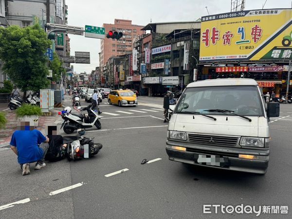 ▲▼ 三重女騎士遭撞車禍            。（圖／記者戴上容翻攝）