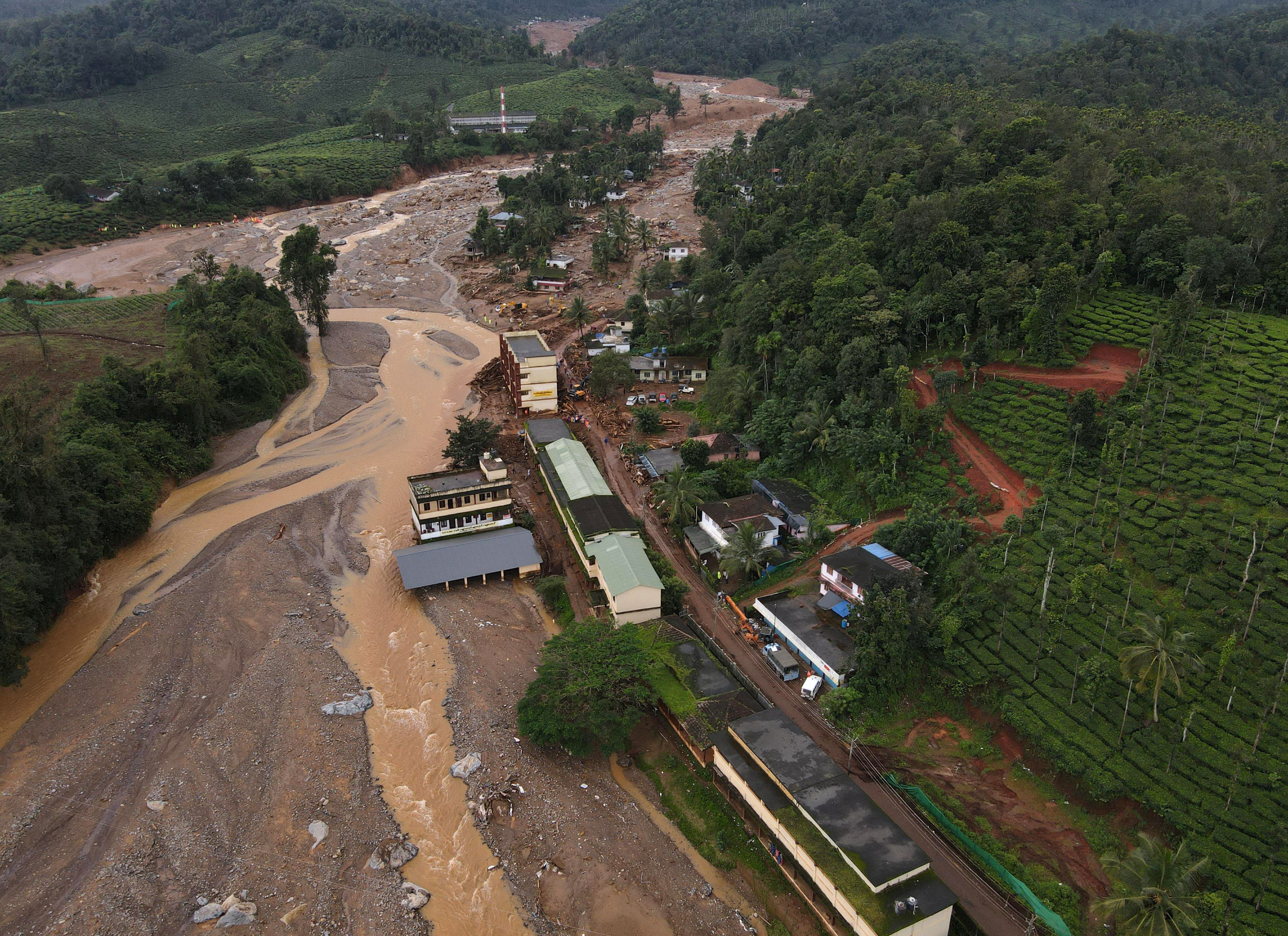 ▲▼ 印度南部喀拉拉邦瓦亞納德縣（Wayanad）土石流增至151死。（圖／路透）