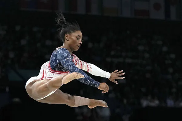 ▲美國「體操女皇」拜爾斯（Simone Biles）。（圖／達志影像／美聯社）