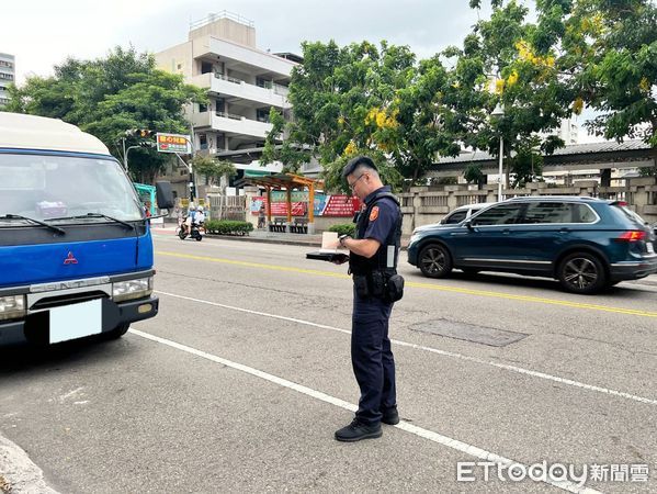 ▲▼台中市交通大隊即日起實施為期一個月的「淨牌專案」。（圖／警方提供，下同）