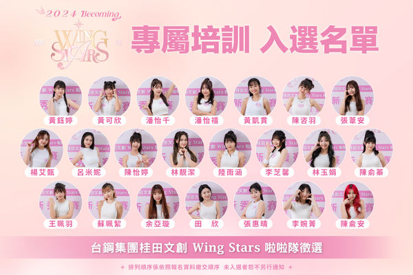 ▲台鋼Wing Stars啦啦隊新秀出爐             。（圖／台鋼提供）