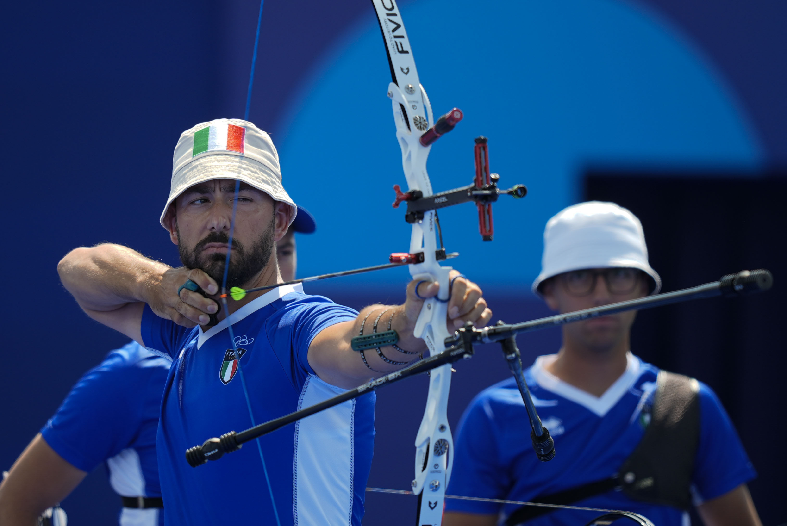 ▲▼  義大利射箭選手內斯波利（Mauro Nespoli）。（圖／達志影像／美聯社）