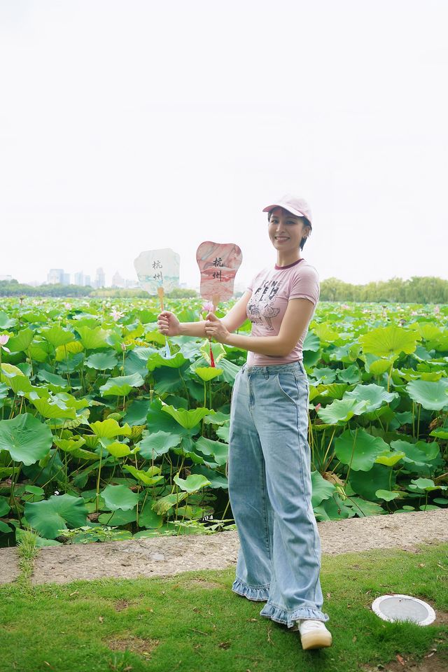 ▲▼曾沛慈遊杭州。（圖／華研提供）