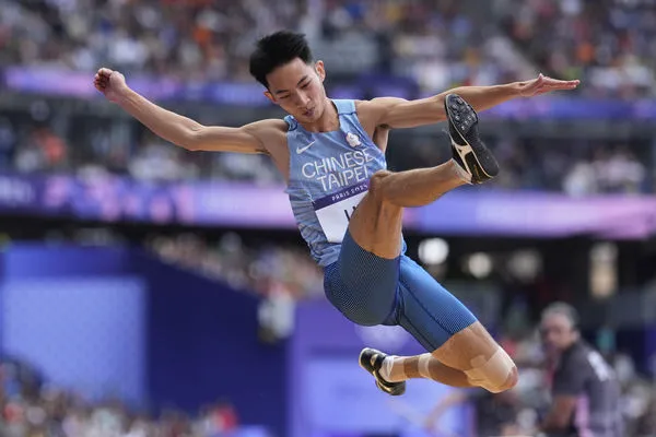 ▲台灣跳遠紀錄保持人林昱堂。（圖／達志影像／美聯社）