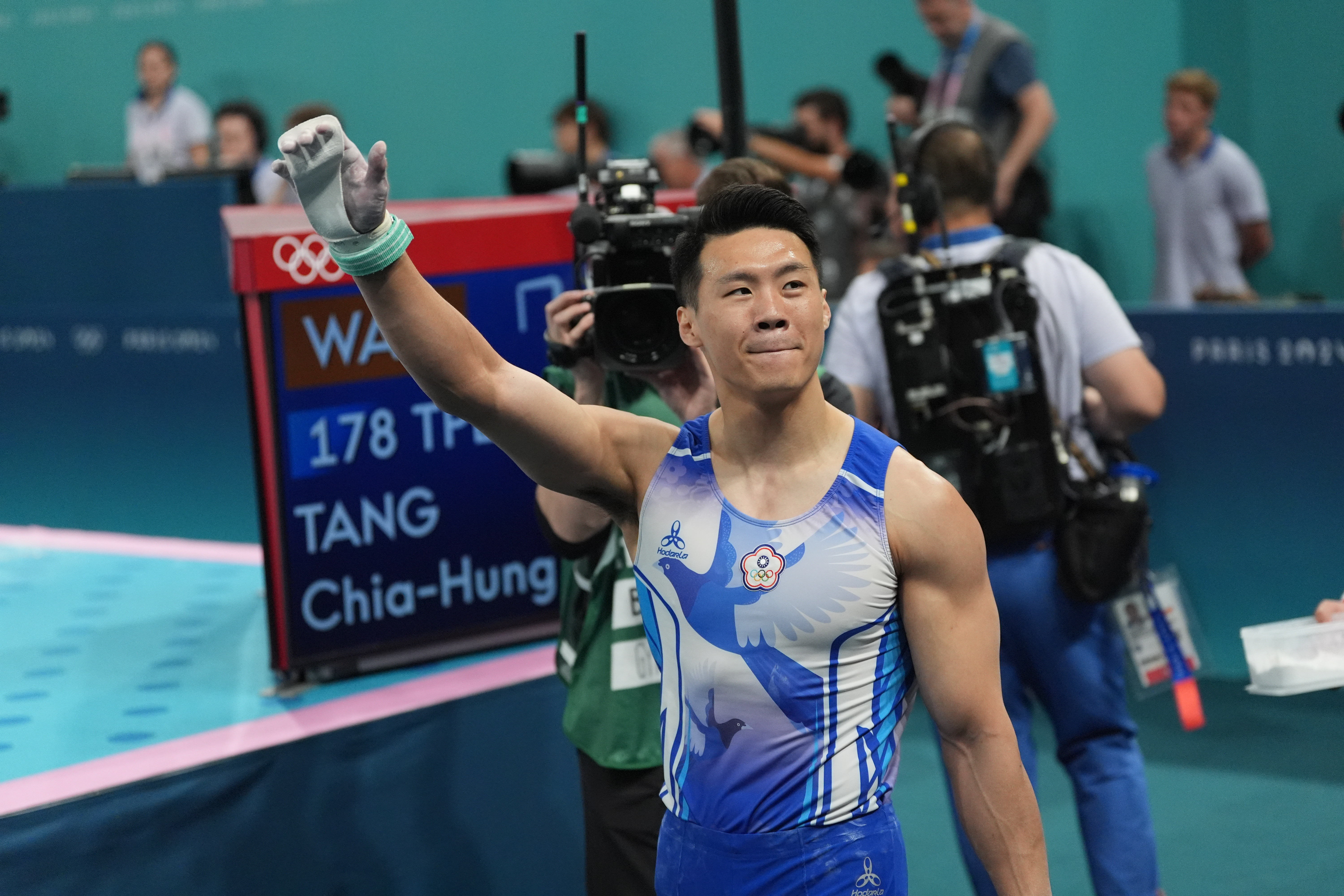 ▲▼「亞洲貓王」唐嘉鴻在巴黎奧運體操單槓奪下銅牌             。（圖／中華奧會提供）