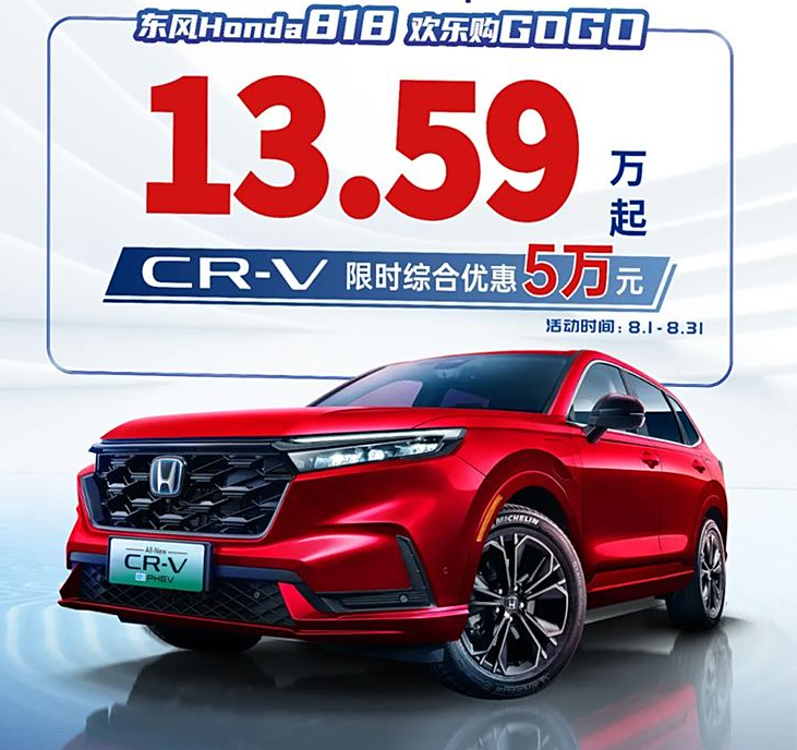 ▲大陸東風本田再出招！人氣CR-V、喜美降價拚買氣。（圖／翻攝自HONDA）