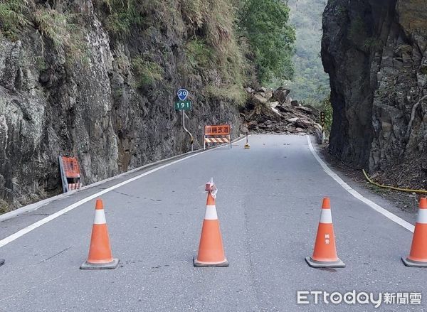 ▲▼台東縣海端鄉台20線南橫公路土石坍方。（圖／記者楊漢聲翻攝）