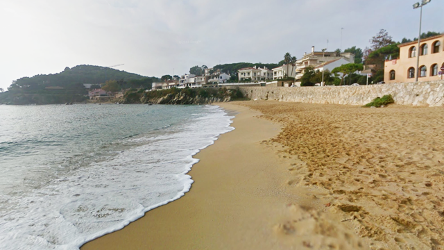 ▲▼西班牙帕拉莫斯（Palamos）海灘一角。（圖／Google Maps）