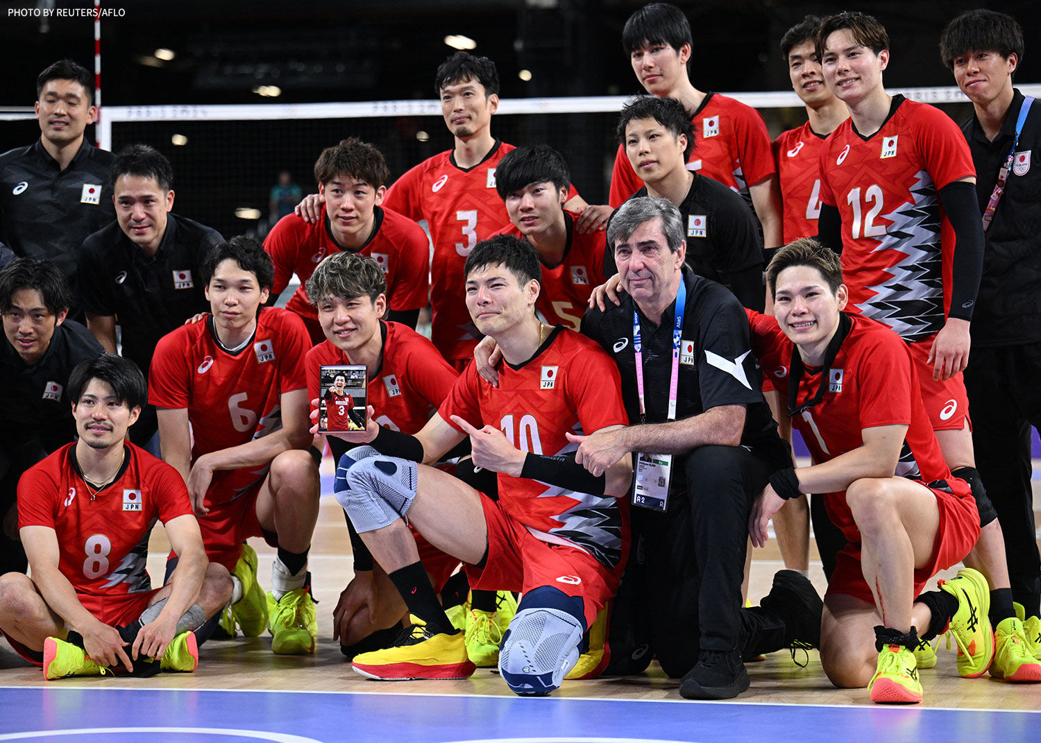 ▲▼日本男排。（圖／翻攝自@JVA_Volleyball）