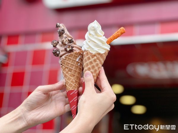 ▲▼COLD STONE推「酷聖石霜淇淋」。（圖／記者蕭筠攝）