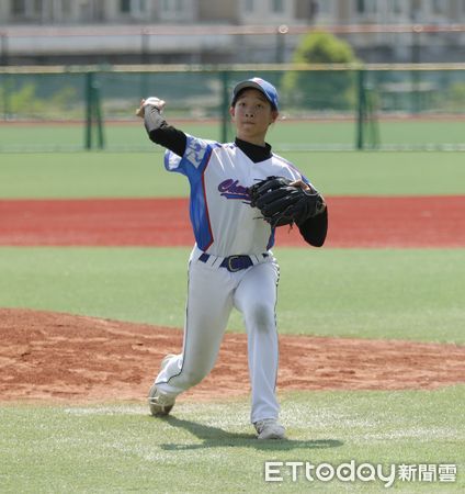 ▲▼平潭城關小學女投手林諾嵐。（圖／記者湯興漢攝）