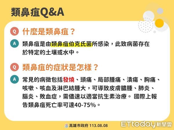 ▲▼高雄類鼻疽疫情升溫！3天再增6個案，累計1例重症進加護病房。（圖／記者賴文萱翻攝）