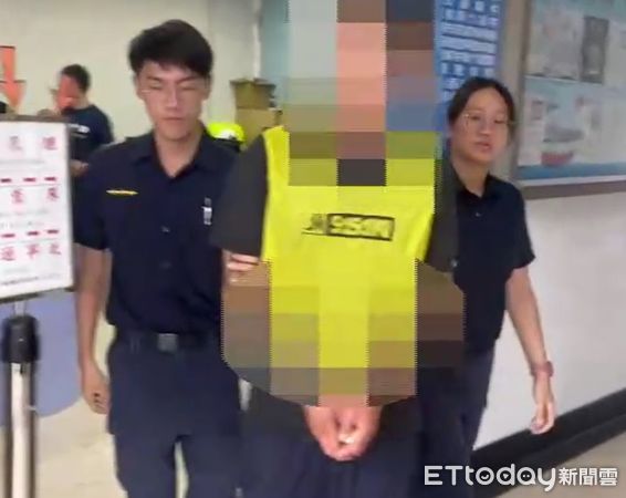 ▲苗栗縣苑裡鎮發生砂石車拒欄檢逃逸案，警方8日在桃園逮捕張姓通緝犯歸案。（圖／記者楊永盛翻攝）