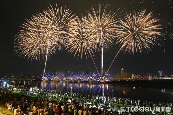 ▲▼2024大稻埕夏日節最終日壓軸場480秒煙火，大稻埕煙火。（圖／記者李毓康攝）