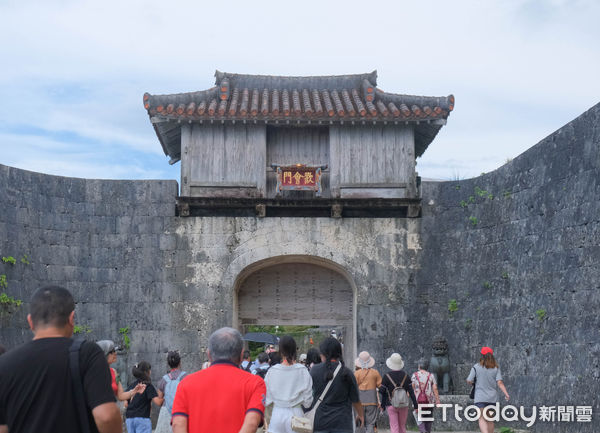 ▲首里城,沖繩旅遊,日本旅遊,沖繩景點,首里城眺望沖繩。（圖／記者彭懷玉攝）