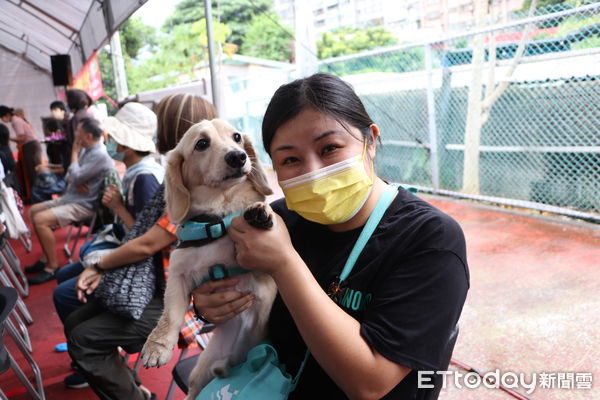 ▲「畜魂碑」擁百年歷史感念動物付出　法會準備豐盛供品誦經祈福（圖／新北市動保處提供，請勿隨意翻拍，以免侵權。）