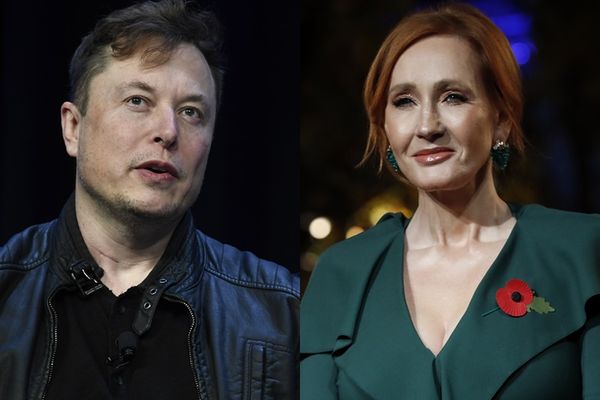 ▲▼全球首富馬斯克（Elon Musk）、作家J. K.羅琳（J.K. Rowling）。（圖／達志影像／美聯社）