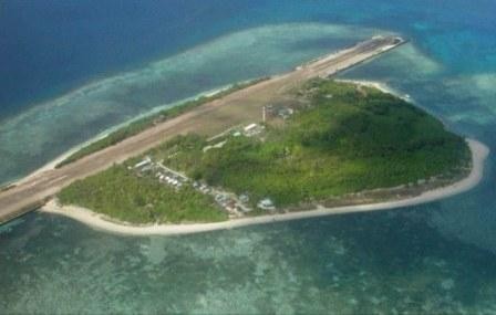 南沙派格阿薩島(中國大陸稱為中業島)。(圖／取自環球時報)