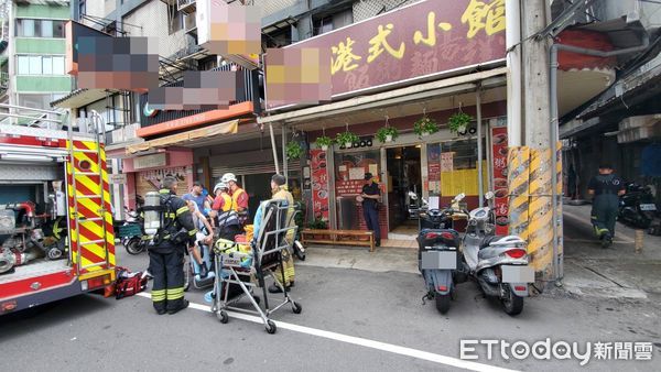 ▲▼台北市大安區大安路一段一間港式餐廳氣爆，2人受傷。（圖／記者黃彥傑攝）