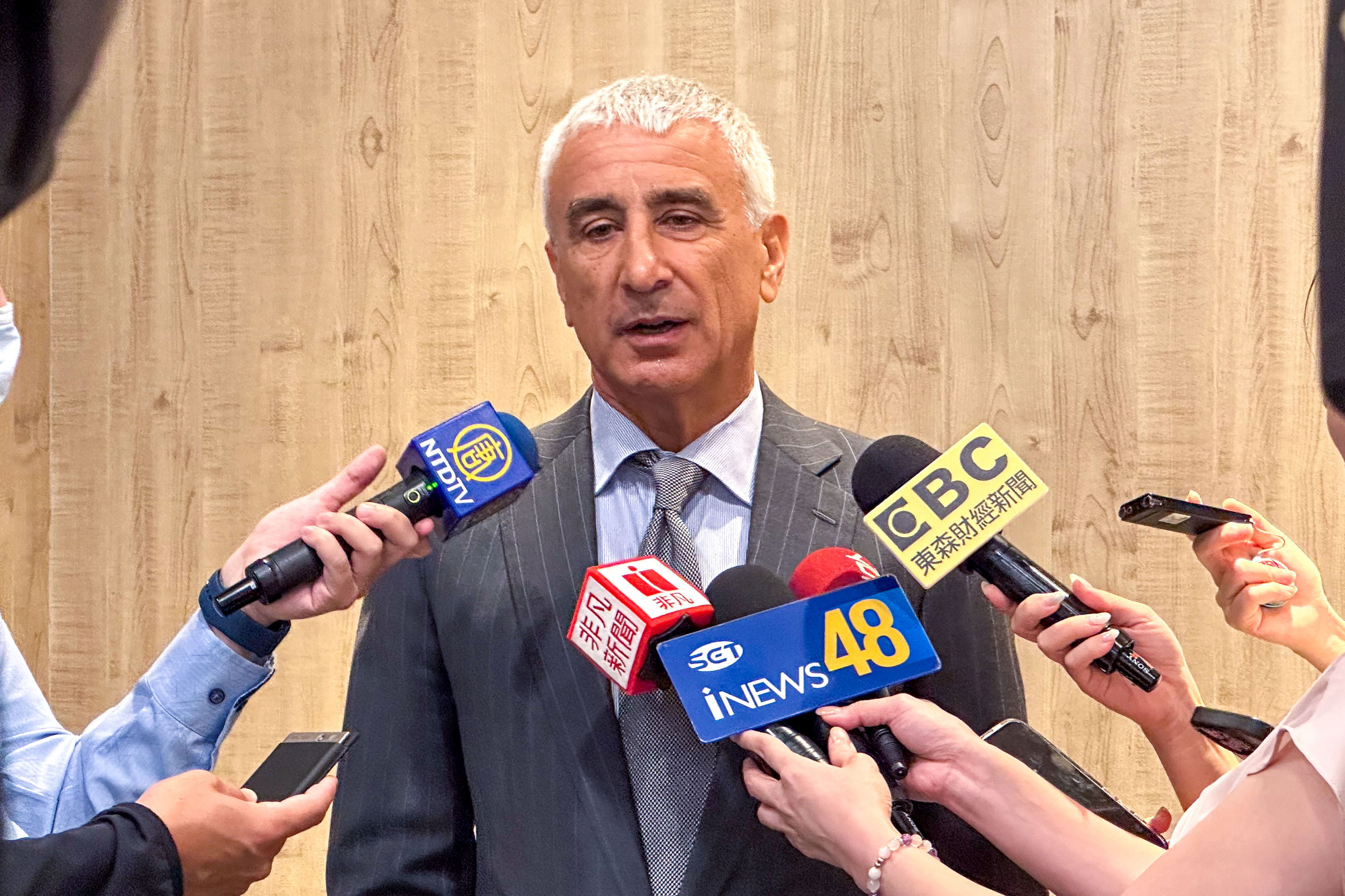 ▲有「台灣先生」之稱的寬量國際策略長谷月涵（Peter Kurz）。（圖／記者楊絡懸攝）