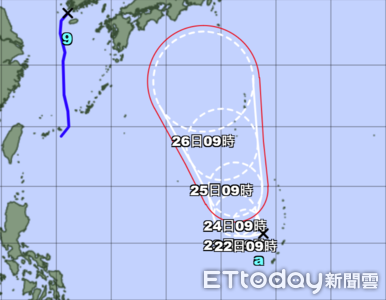 快訊／又有熱帶低壓生成！最新路徑曝　估24小時內成「珊珊」颱風