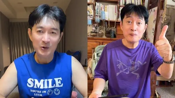 ▲黃安在台享用美食玩耍。（圖／翻攝自微博／黃安）