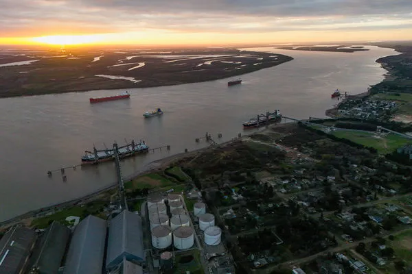 ▲▼阿根廷巴拉那河（Parana River）。（圖／路透）