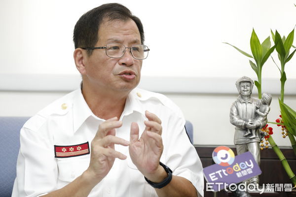 ▲▼新北市消防局局長陳崇岳專訪。（圖／記者湯興漢攝）