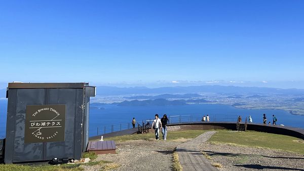 ▲▼俯瞰琵琶湖的最佳位置，京都近郊一日遊的夏日空中樂園。（圖／CJ夫人提供）