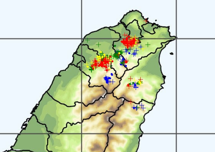 ▲▼大雷雨襲北部。（圖／氣象署）