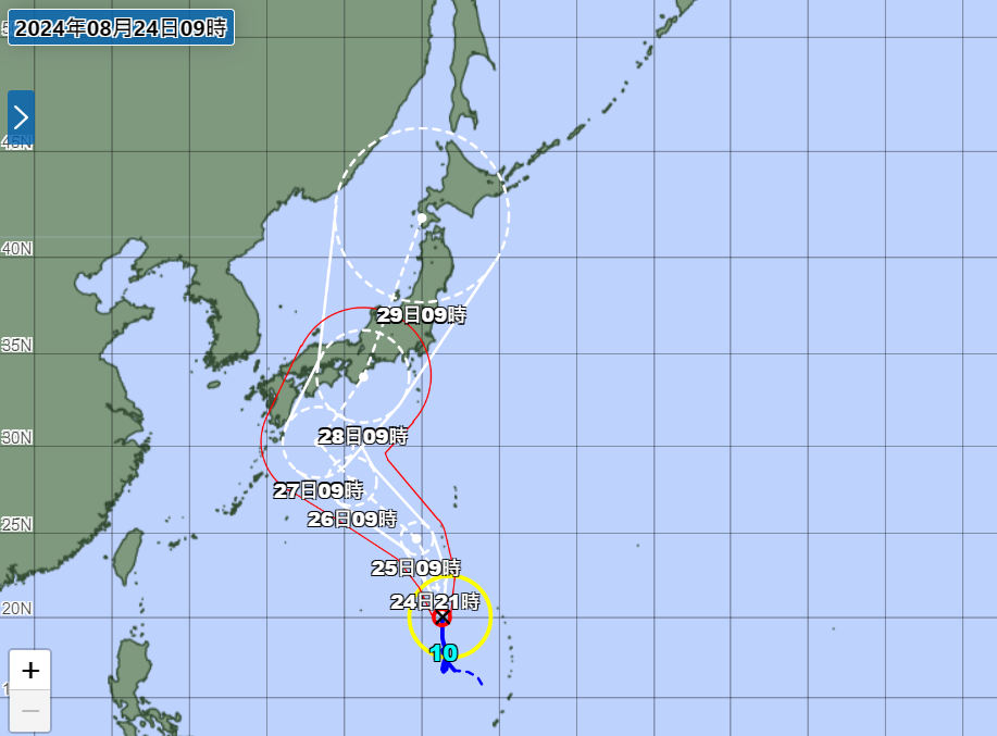 ▲▼珊珊襲日。（圖／日本氣象廳）