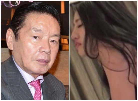 ▲野崎幸助2018年與小他55歲的前AV女優結婚。（圖／翻攝自推特）