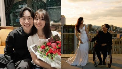 宋枝恩、朴偉絕美婚紗照曝光！　深情告白「人生中最確信的就是你」