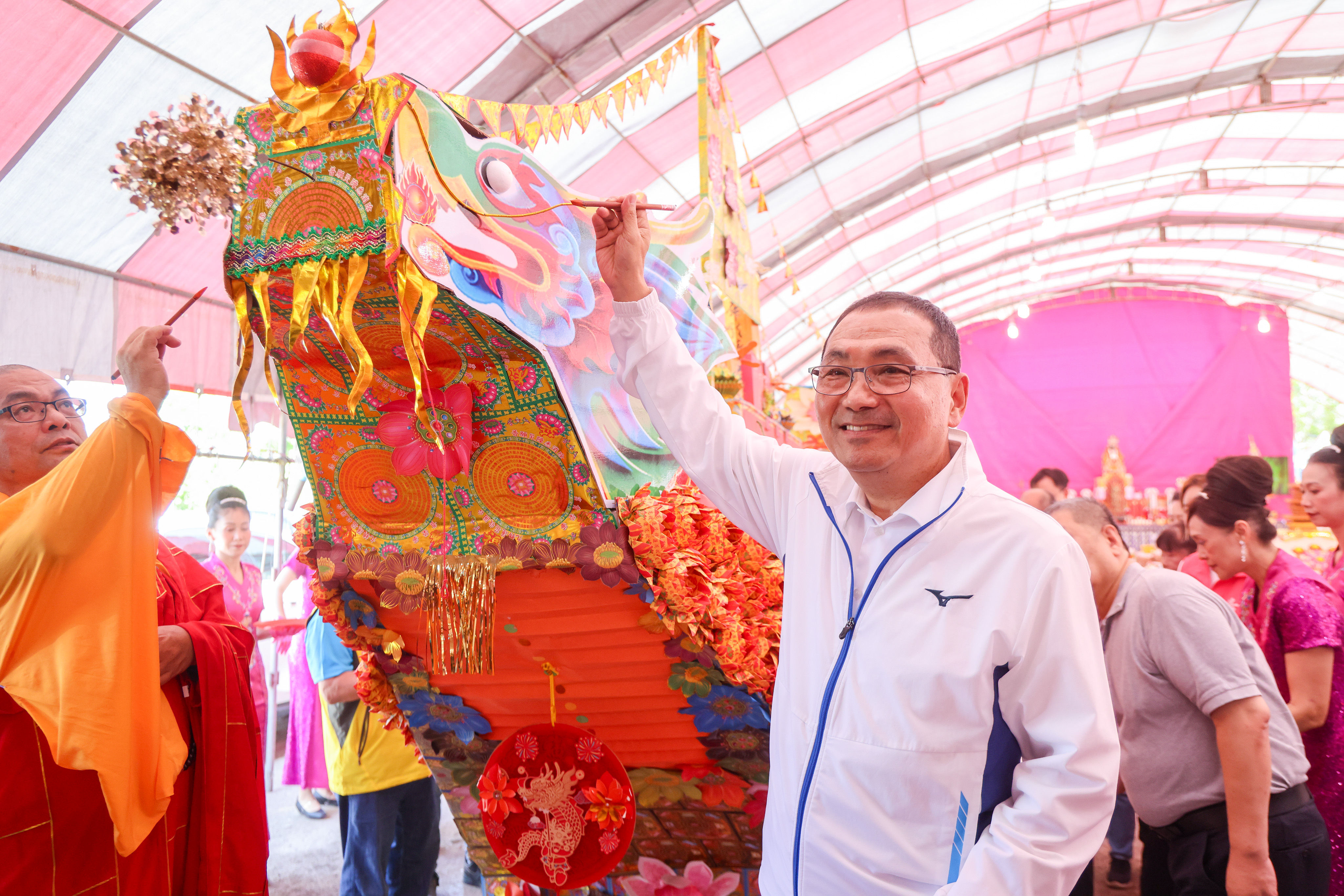 ▲新北淡水河祭、路祭大法會。（圖／新北市民政局提供）