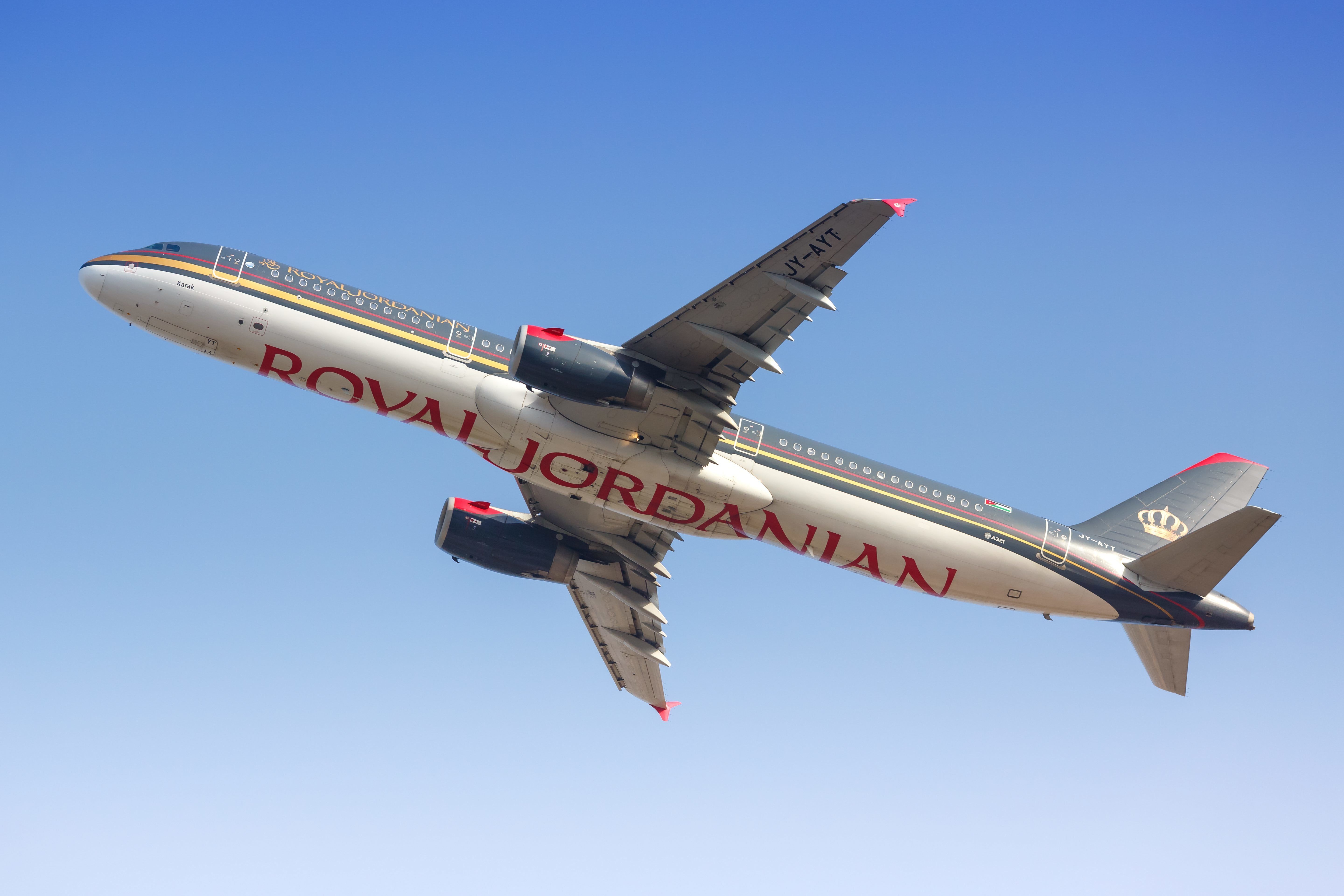 ▲▼  圖為約旦皇家航空（Royal Jordanian）空巴A321飛機 。（圖／達志影像／美聯社）