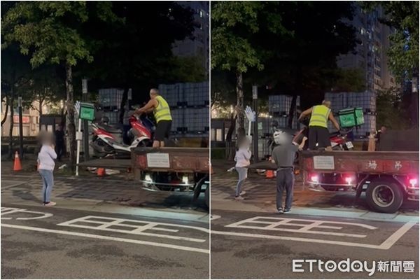 ▲▼外送員送板橋合宜住宅，機車違停遭拖吊。（圖／網友提供）