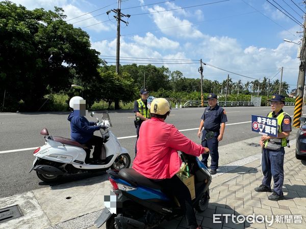 ▲里港警分局28日起至連3天執行取締闖紅燈執法專案勤務             。（圖／記者陳崑福翻攝）