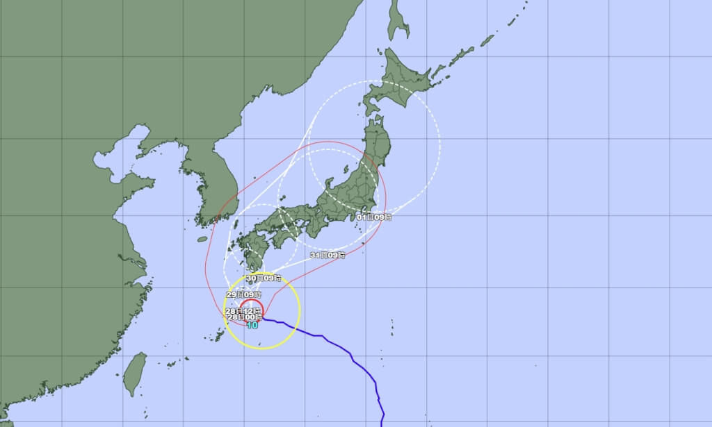 ▲▼             。（圖／翻攝自日本氣象廳）