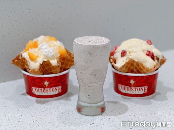 ▲▼COLD STONE首度推出「海鹽焦糖恰恰」，加碼3款芒果冰淇淋同步回歸。（圖／記者蕭筠攝）