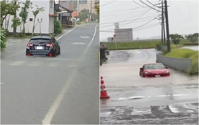 ▲▼珊珊颱風強襲九州！多地暴雨停電「電線桿砸進家裡」　39傷1人失蹤。（圖／翻攝X）