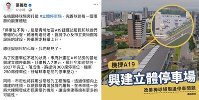 桃園樂天棒球場停車位不足　市府興建立體停車場解決